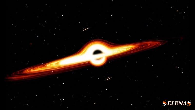 Аккреционный диск вокруг черной дыры.