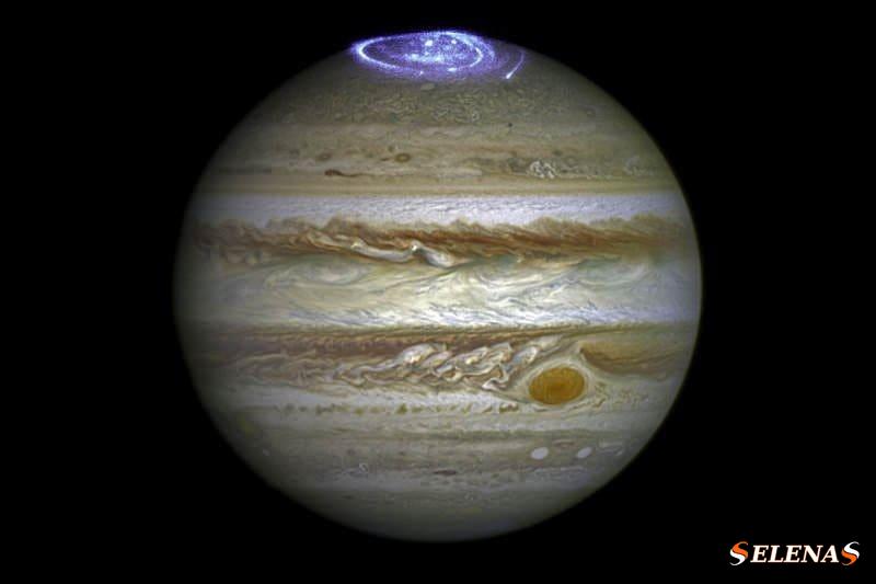 Северное сияние Юпитера