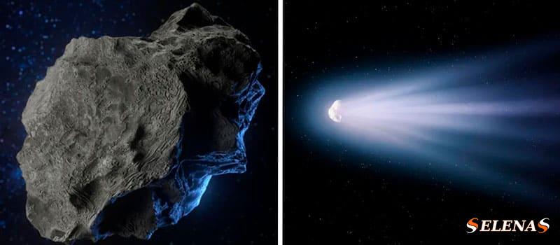 Чем астероиды отличаются от комет?