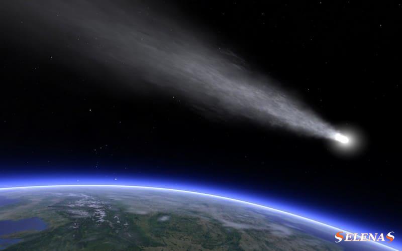 Комета, пролетающая мимо Земли