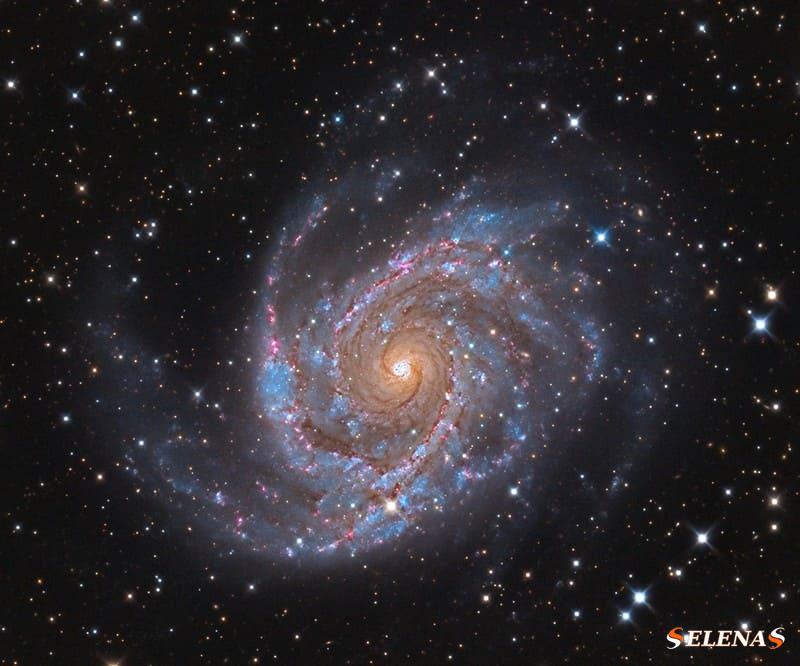 Спиральная галактика без перемычки NGC 2997