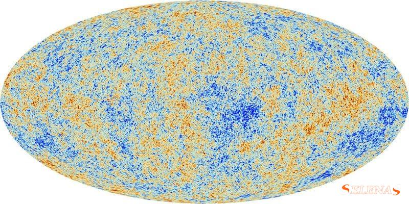 Снимок космического микроволнового фона — тепла, оставшегося от Большого взрыва — когда Вселенной было всего 380 000 лет